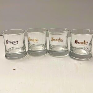 Frangelico set of 4 liqueur shot glasses